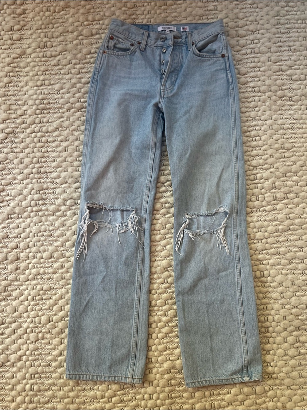 RE/DONE Jeans in ‘Beach Destroy’